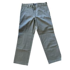 Dockers Pants Mens 36x32 Green Straight Fit Chino Straight Leg Stretch Casual